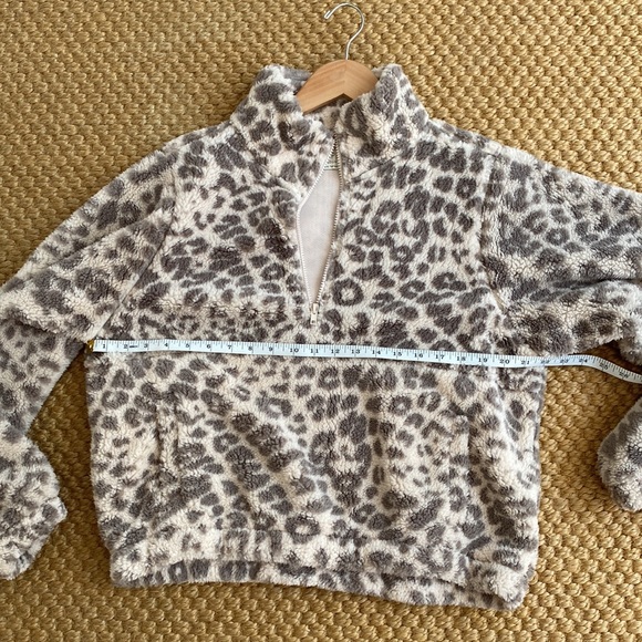 Z Supply Fleece 3/4 Zip Jacket - medium - Picture 5 of 6